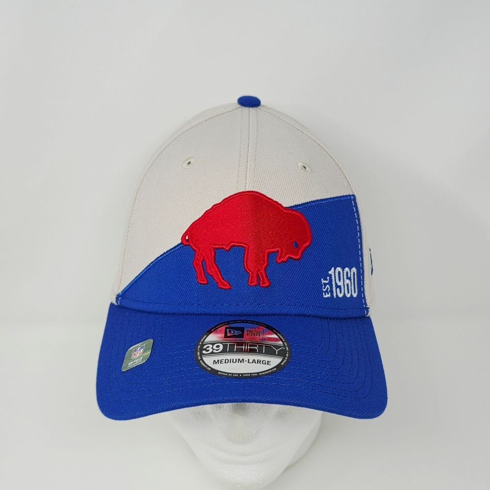 New Era 39Thirty Buffalo Bills Sideline Historic Stretch Fit Hat Cap Mens M/L - Picture 6 of 7